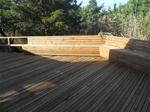 Custom deck installation and building